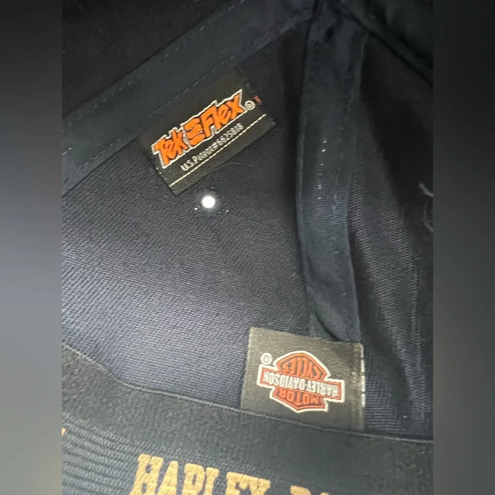 Harley-Davidson,Blue Hat,Fitted,Small/Medium, Motorcycles Firefighters,Pre-Owned